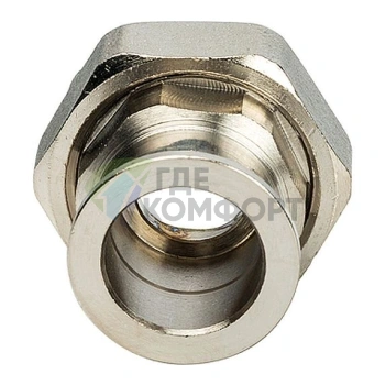 Разъемное соединение STOUT американка с плоским уплотнением 1 никелированное - фото 4