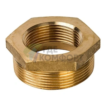 Футорка STOUT 1 1/2 x 1 1/4 латунная - фото 1