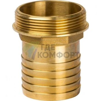 Штуцер с наружной резьбой STOUT НР 2 x 50 - фото 2