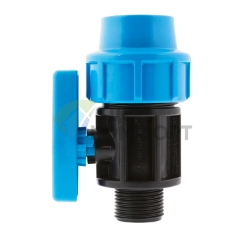 Кран шаровой с наружной резьбой 25x3/4 ПНД Джилекс - фото 1