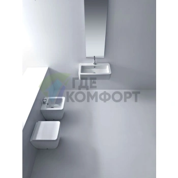 Унитаз приставной Kerasan Ego 321401 укороченный - фото 2