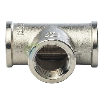 Stout Тройник ВВ никелированный 1/2 - фото 2