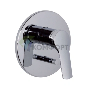 Встроенный смеситель для душа Carlo Frattini Serie 4 с переключателем на два источника, хром (F3769X2CR) - фото 1