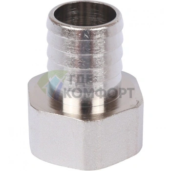 Штуцер ВР 1x25, никелированный Stout - фото 2