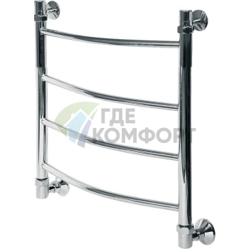 Полотенцесушитель Ника ЛД Лесенка Дуга Белый Стандарт 50x50 водяной - фото 2