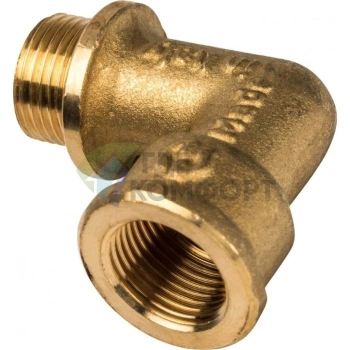 Угольник STOUT с упором внутренняя/наружная резьба 3/8 - фото 3