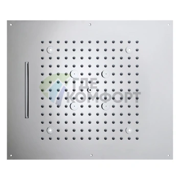 Верхний душ BOSSINI DREAM/3 с LED-подсветкой, 3 режимами и блоком управления, 570x470 мм, хром (H38940.030) - фото 1