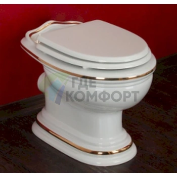 Элегантный приставной унитаз Migliore Milady D2 в полной комплектации - фото 2