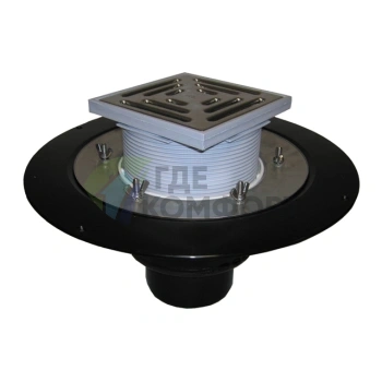 Кровельная воронка HL62B с трапом и теплоизоляцией