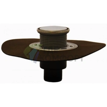 Трап HL310NHR с решеткой и вертикальным выпуском DN110/75/50 - фото 1