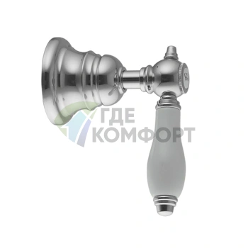 Запорный вентиль 1/2 с наружной резьбой хром FIMA Carlo Frattini Bell (F5413/1CR) - фото 1