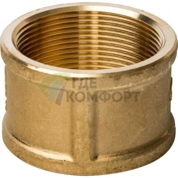 Муфта STOUT ВВ 2 внутренняя резьба латунная - фото 3