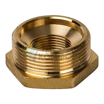 Футорка STOUT 1 1/2 x 3/4 латунная - фото 2