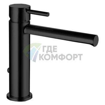 Смеситель для раковины Bossini Oki на 1 отверстие, черный матовый (Z005301.073) - фото 1