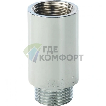 Удлинитель STOUT латунный 1/2 x 40 хромированный - фото 2