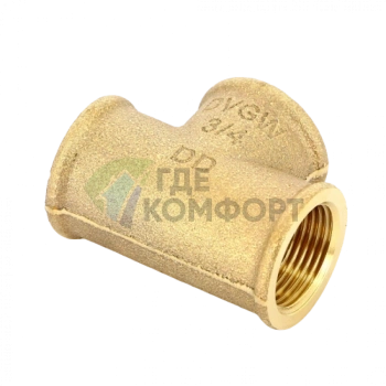 Тройник ВР 3/4, бронза Viega - фото 2