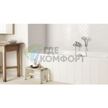 Смеситель Hansgrohe Metris Classic для ванны и душа с термостатом - фото 4