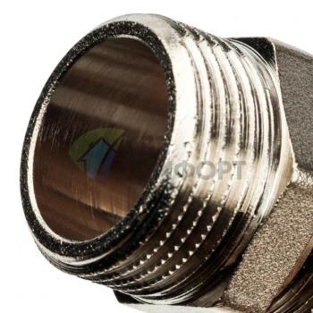 Ниппель STOUT HH 3/4 наружная резьба никелированный - фото 4