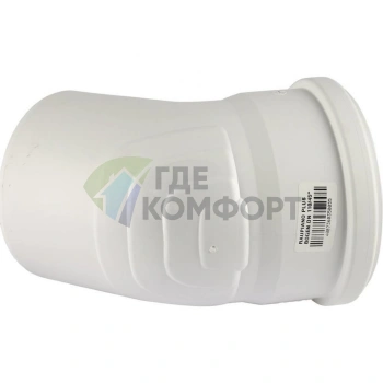 Отвод канализационный Raupiano Plus 110х45° REHAU (РЕХАУ - 11234441001) - фото 4