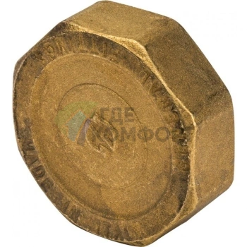 Заглушка STOUT ВР 2 внутренняя резьба латунная - фото 4