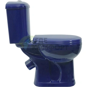 Унитаз-компакт «Дора» синий от Оскольской керамики