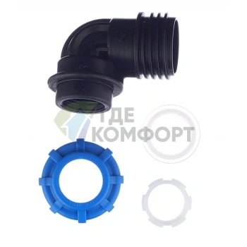 Уголок с внутренней резьбой 20x1/2 ПНД Политэк - фото 4