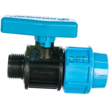 Кран шаровой с наружной резьбой 32x1 ПНД Джилекс - фото 2