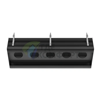 GESSI BINARIO — линейный профиль 1090 мм на 5 модулей, цвет Black XL с системой Easy-Fix (61129#299) - фото 1