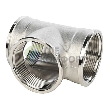 Stout Тройник ВВ никелированный 2 - фото 2