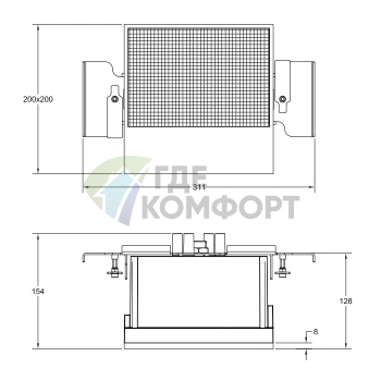 GESSI BINARIO: Модуль беспроводного аудио с Bluetooth и креплением Shift-Fix в цвете Mirror Steel (61112#238) - фото 2
