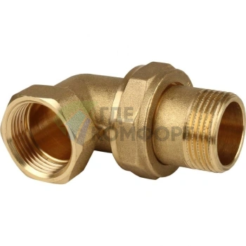 Разъемное соединение американка угловое 1, латунное Itap - фото 4