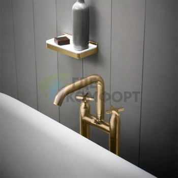 Напольный смеситель для ванны в полированной латуни Agape Memory (AMEM325NR) - фото 1