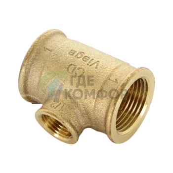 Тройник переходной с внутренней резьбой 1x1/2x1 Viega - фото 4