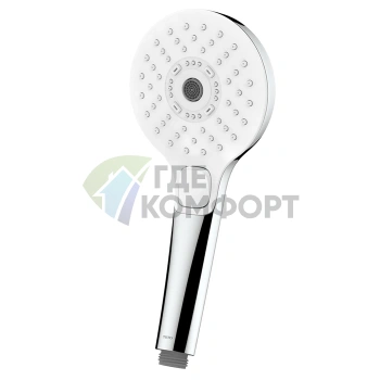 Ручной душ TOTO SHOWERS трёхрежимный Comfort Wave, Active Wave, Warm Spa, хром (TBW01011E1A) - фото 1