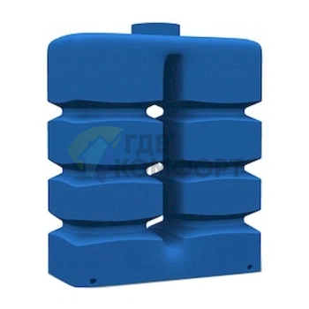 Топливный бак Элгад ПВТ 1800Д с выходами под топливную обвязку - фото 1