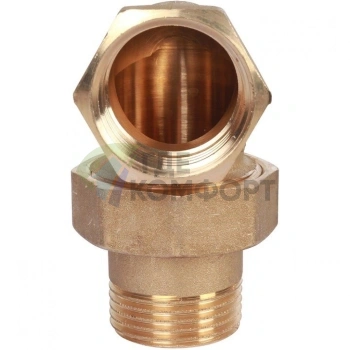 Разъемное угловое соединение американка ВН 1 Stout - фото 3