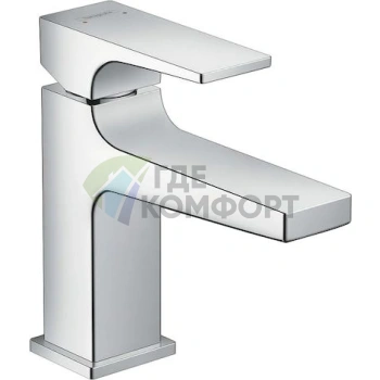 Смеситель Hansgrohe Metropol для ванной: комплект для душа и раковины с донным клапаном Push-Open - фото 3