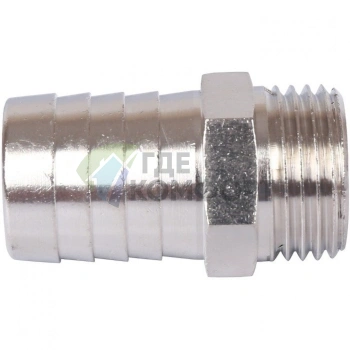 Штуцер НР 1/2x20, никелированный Stout - фото 3