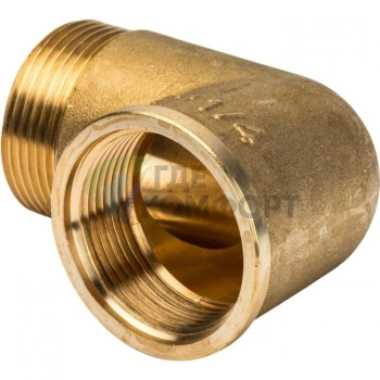 Угольник STOUT наружная/внутренняя резьба латунный НВ 1 1/4 - фото 2