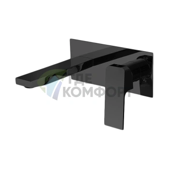 Смеситель для раковины FIMA Carlo Frattini встраиваемый, черный матовый (F3391LX5NS) - фото 1