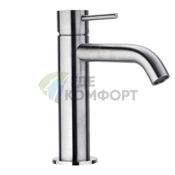 Однорычажный смеситель Bossini Inox для раковины из нержавеющей стали, глянцевый (INZ006.030) - фото 1