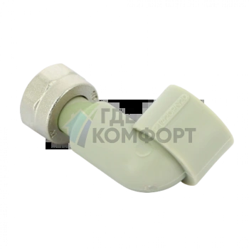 Угольник PPR с накидной гайкой 20x1/2 FV-Plast - фото 2