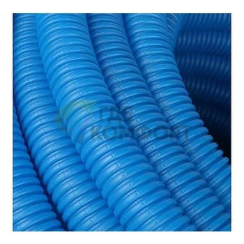 Труба Stout гофрированная ПНД-цвет синий-наружным диаметром 32 мм для труб диаметром 25 мм - фото 4