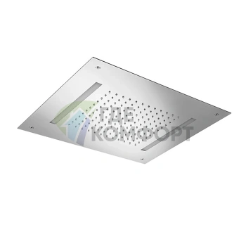 Потолочная душевая лейка с хромотерапией: релаксация и стиль из нержавеющей стали (E044197.MS) - фото 1