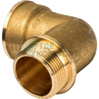 Угольник STOUT с упором внутренняя/наружная резьба 1 1/4 - фото 3