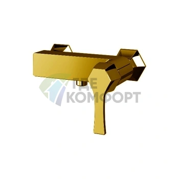 Однорычажный настенный смеситель для душа CISAL Cherie золото (CE00044124) - фото 1