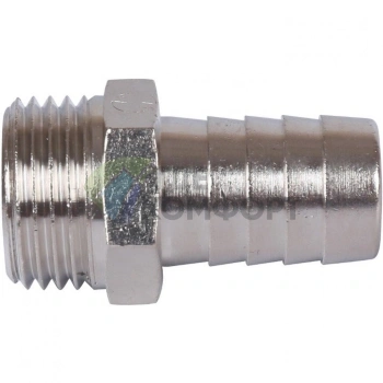 Штуцер НР 1/2x16, никелированный Stout - фото 2