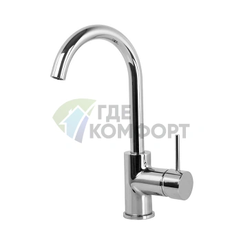 Смеситель для раковины FIMA Carlo Frattini Spillo Up с вращающимся изливом и донным клапаном, хром (F3041CR) - фото 1