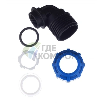 Уголок с внутренней резьбой 32x3/4 ПНД Политэк - фото 4