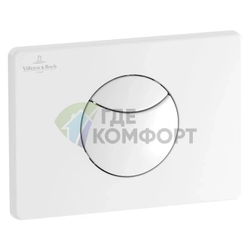 Комплект инсталляции Villeroy & Boch O Novo 5660 D1 01 с белой кнопкой смыва - фото 4